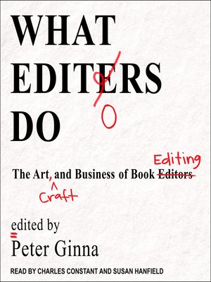 cover image of What Editors Do